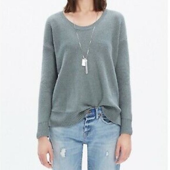 Madewell Sweaters - MADEWELL Chronicle Texture Knit Pullover Sweater Sz S